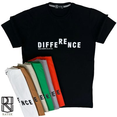 تیشرت پنبه سوپر طرح DIFRENCE