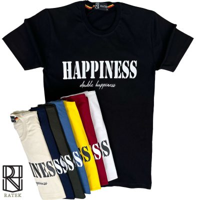 تیشرت چاپ HAPPINESS
