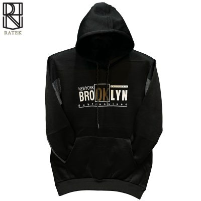 هودی مشکی زهره با چاپ Brooklyn