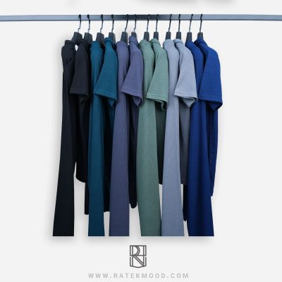ست تیشرت نیم یقه و شلوار کبریتی
