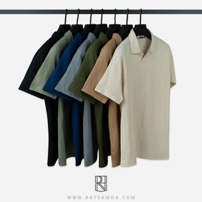 تیشرت نیم یقه مراکشی طرح رونا