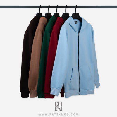 سویشرت دورس سه نخ خارخورده ساده